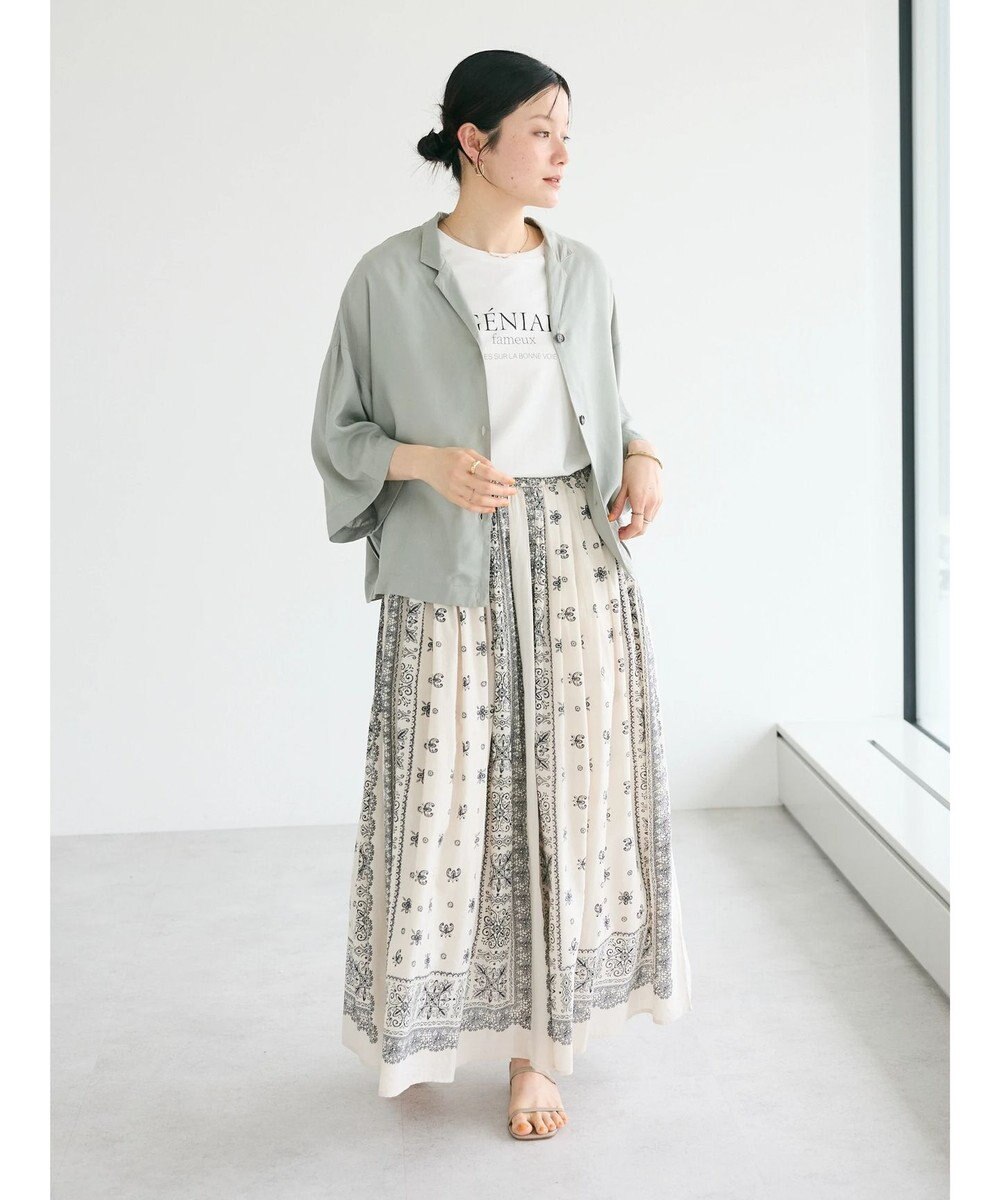 CRAFT STANDARD BOUTIQUE レーヨンワイドシャツ 