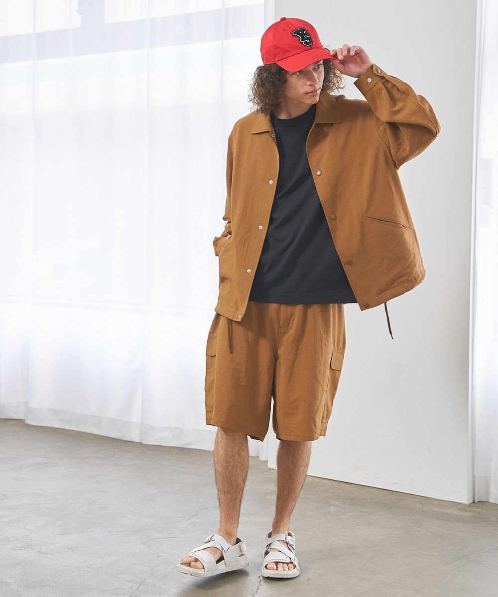 J.PRESS YORK STREET 【UNISEX】リネンライク コーチジャケット 