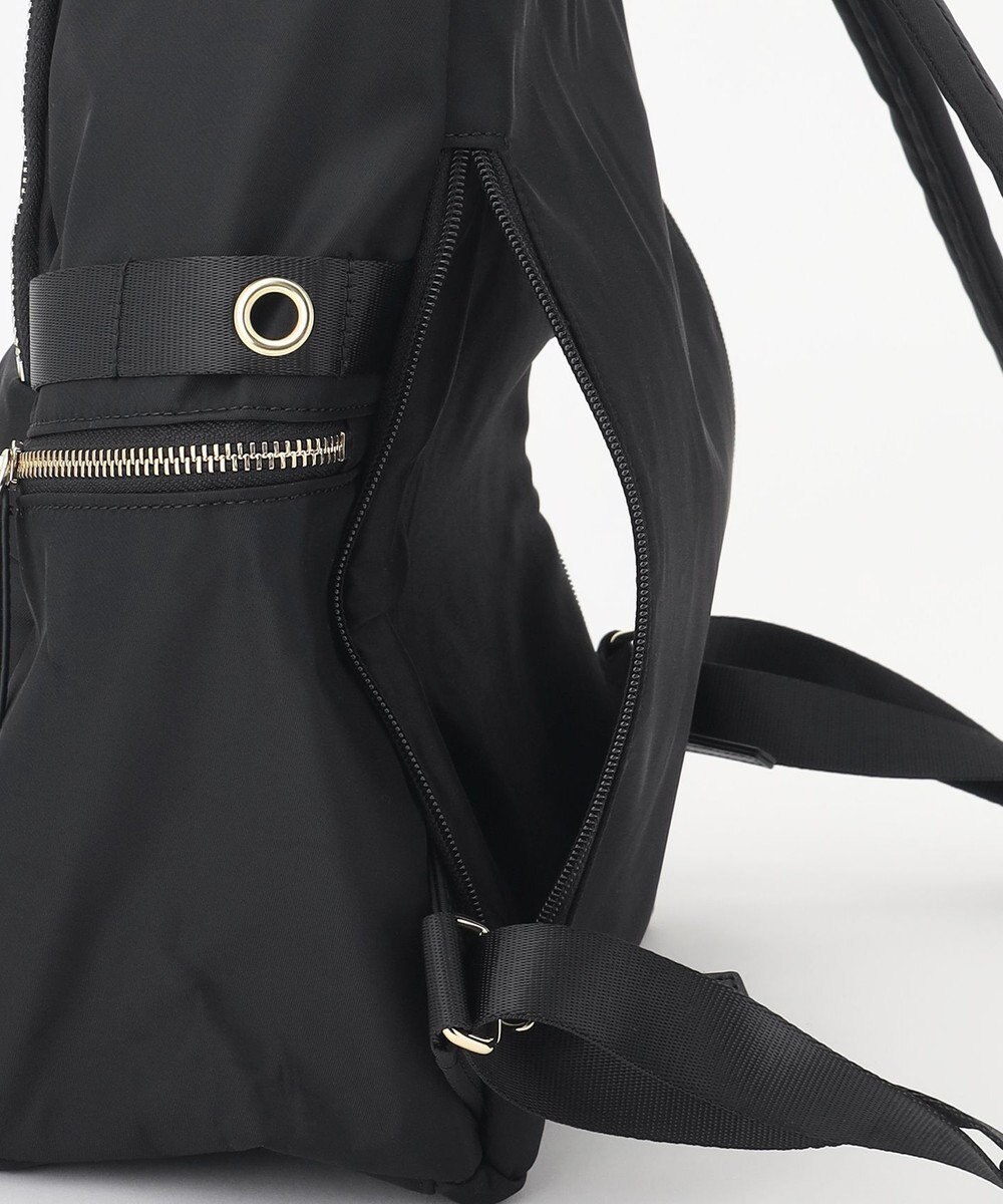 ICB 【A4サイズ収納可・容量約14L】8ポケットメタルファスナー ナイロンリュック 