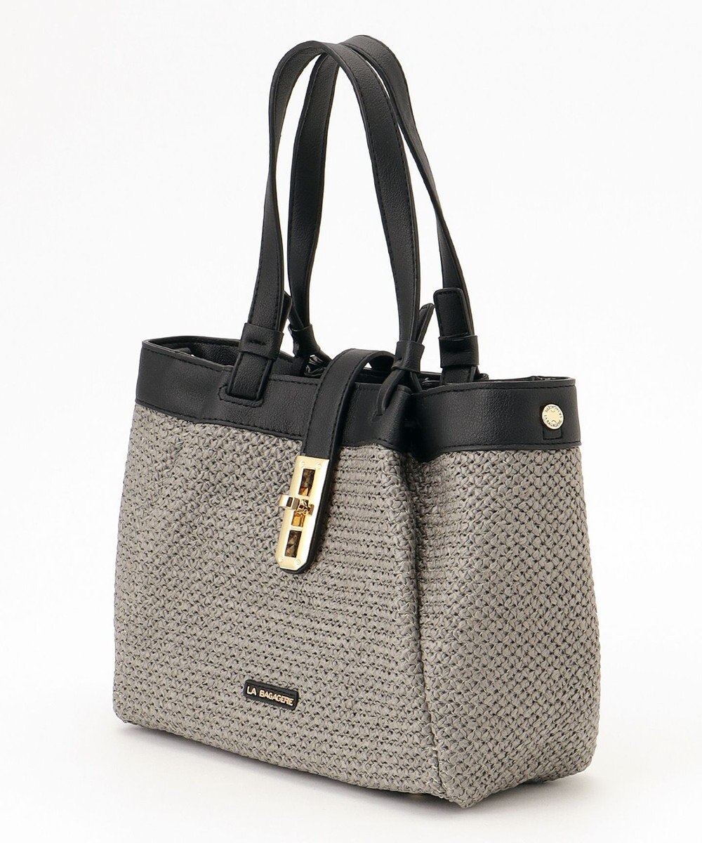 LA BAGAGERIE かごバッグ風2WAYトート 