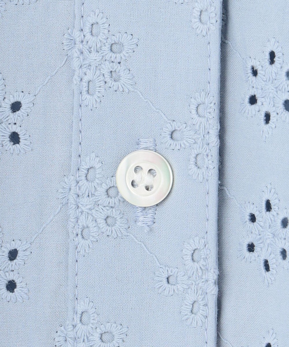 組曲 L 【WEB限定カラーあり】エンブロイダリーレース フレアスリーブブラウス 