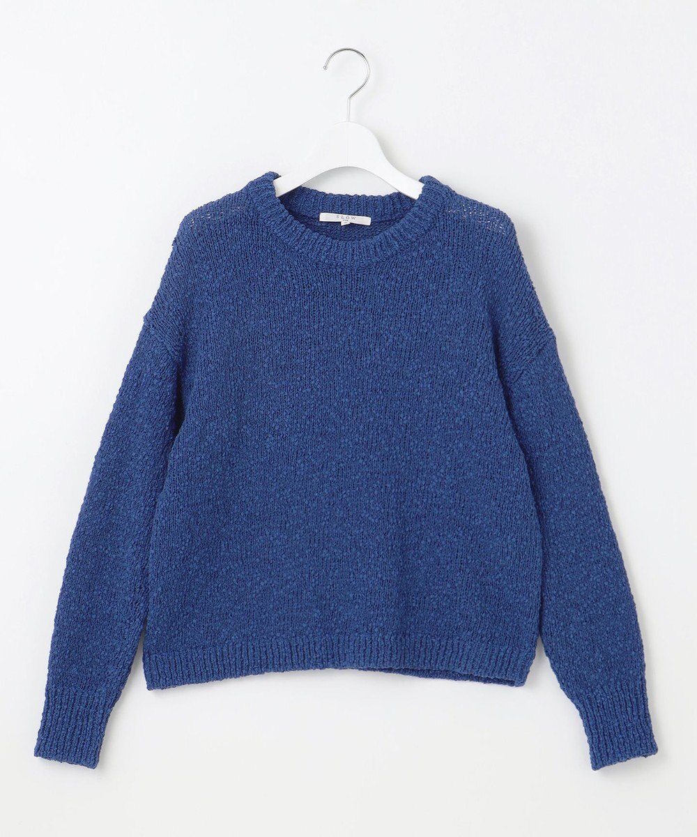 23区 【SLOW/一部店舗限定】リボンヤーン クルーネック ニット 