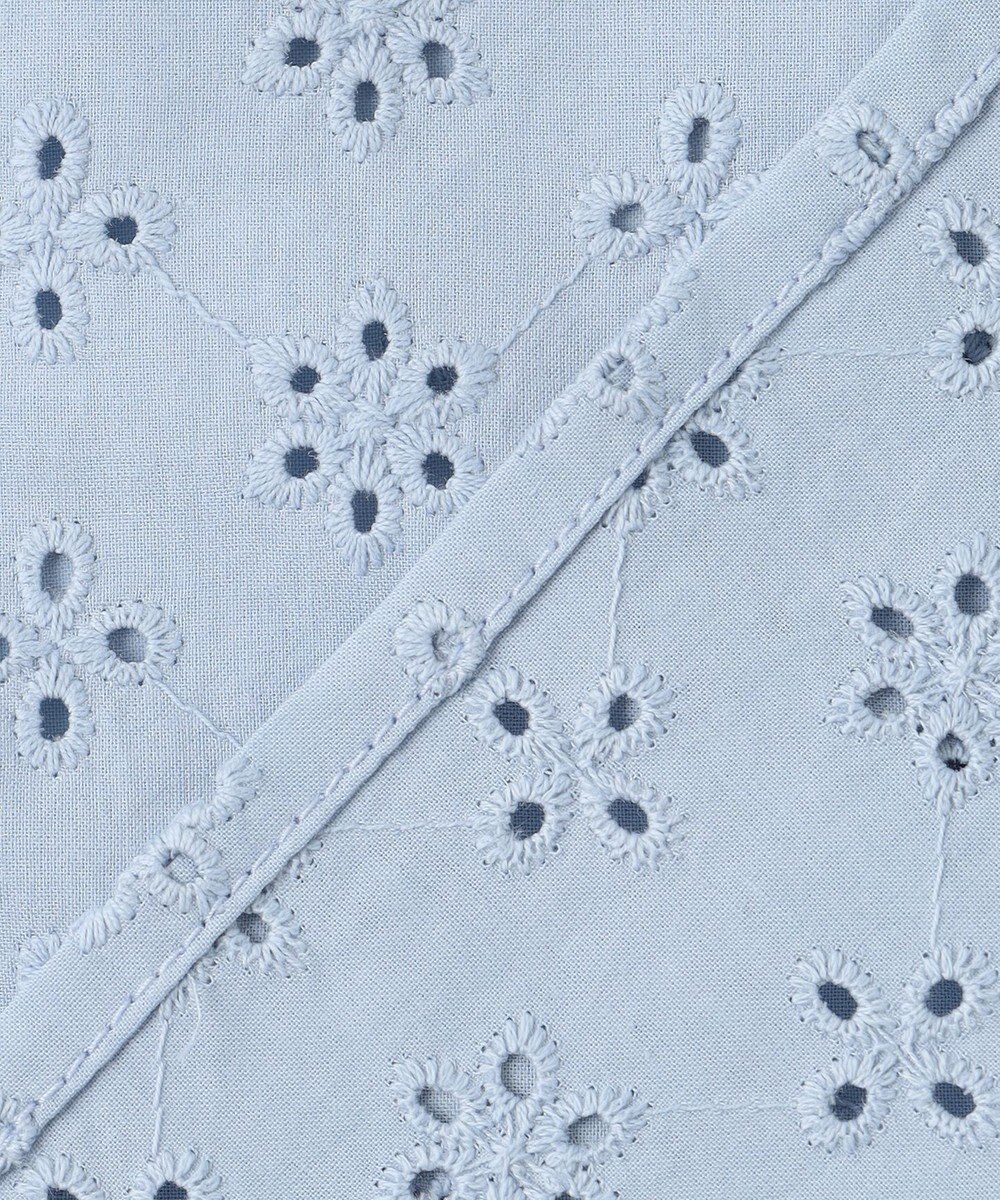 組曲 【WEB限定カラーあり】エンブロイダリーレース フレアスリーブブラウス 