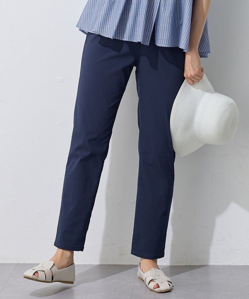 ANY L 【新色追加/洗濯機可/UVカット/ウエストゴム/ストレッチ】7daysデイリーパンツ 