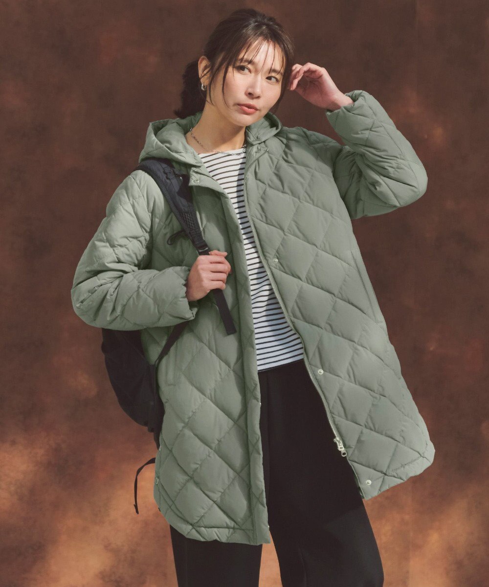 UNFILO L ハイツイストスムース バックZIP ボーダートップス 