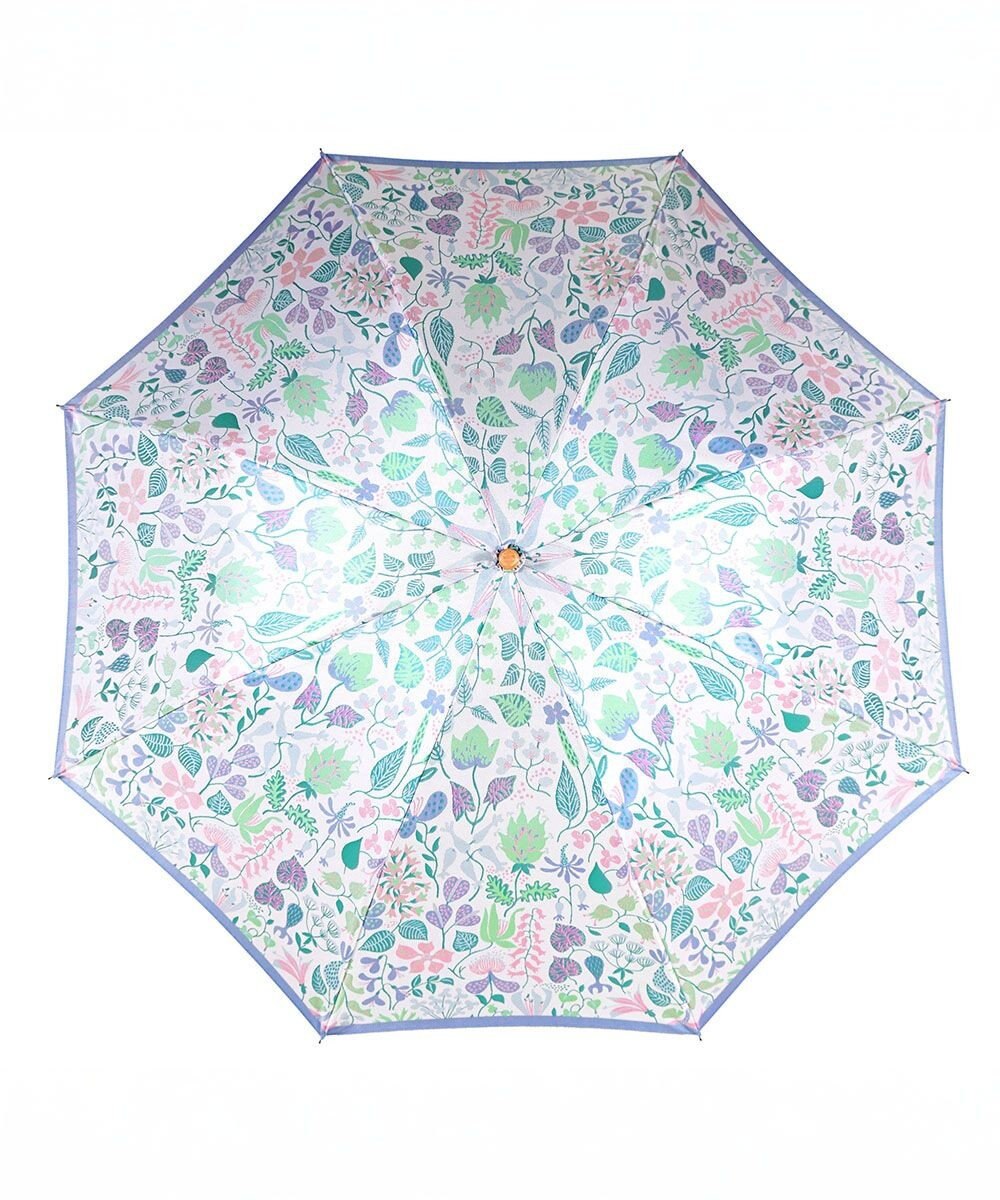 槇田商店 <新柄登場>Stig Lindberg HERBARIUM BRIGHT ライトブルー 折りたたみ傘 