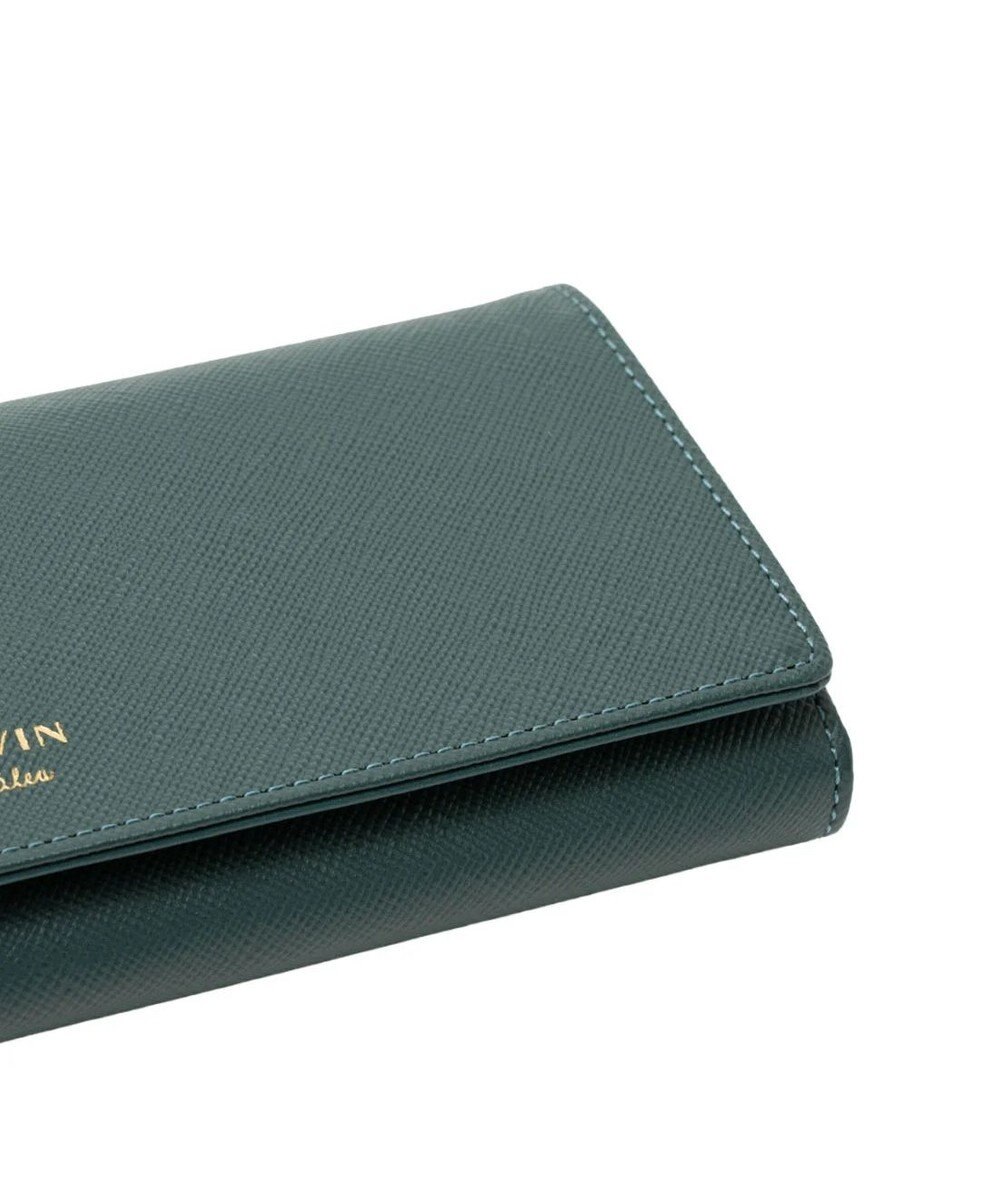 LANVIN en Bleu リュクサンブール かぶせ長財布 