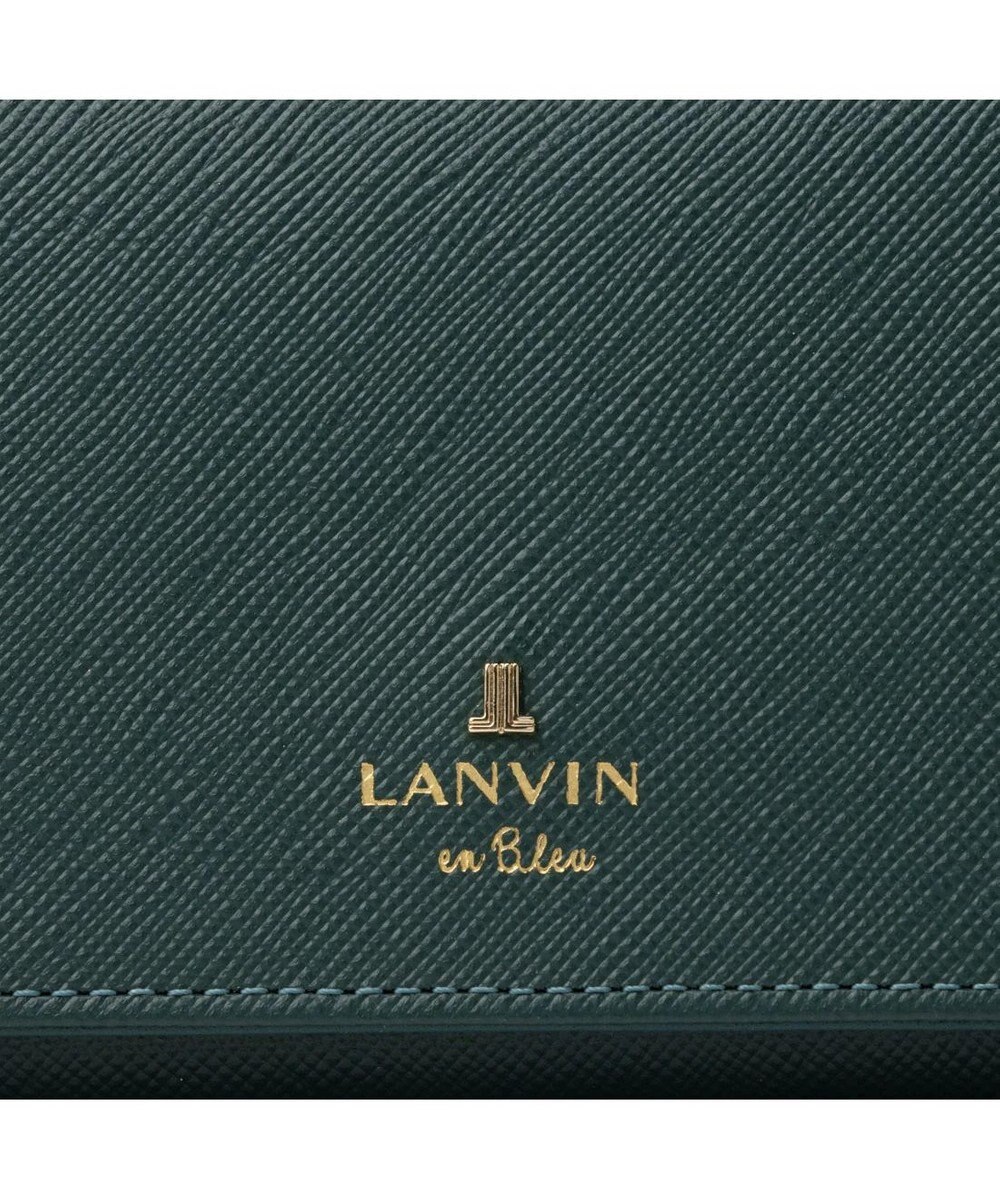 LANVIN en Bleu リュクサンブール かぶせ長財布 