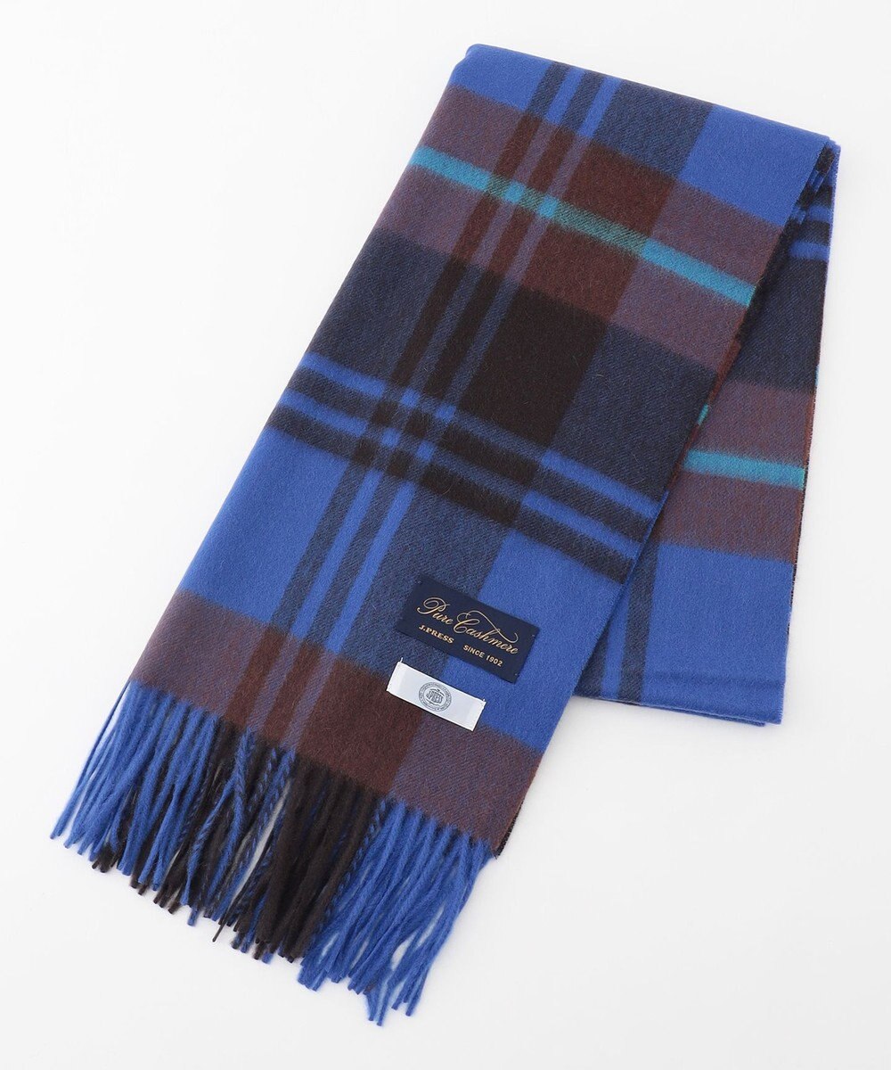 J.PRESS LADIES カシミヤチェック マフラー 