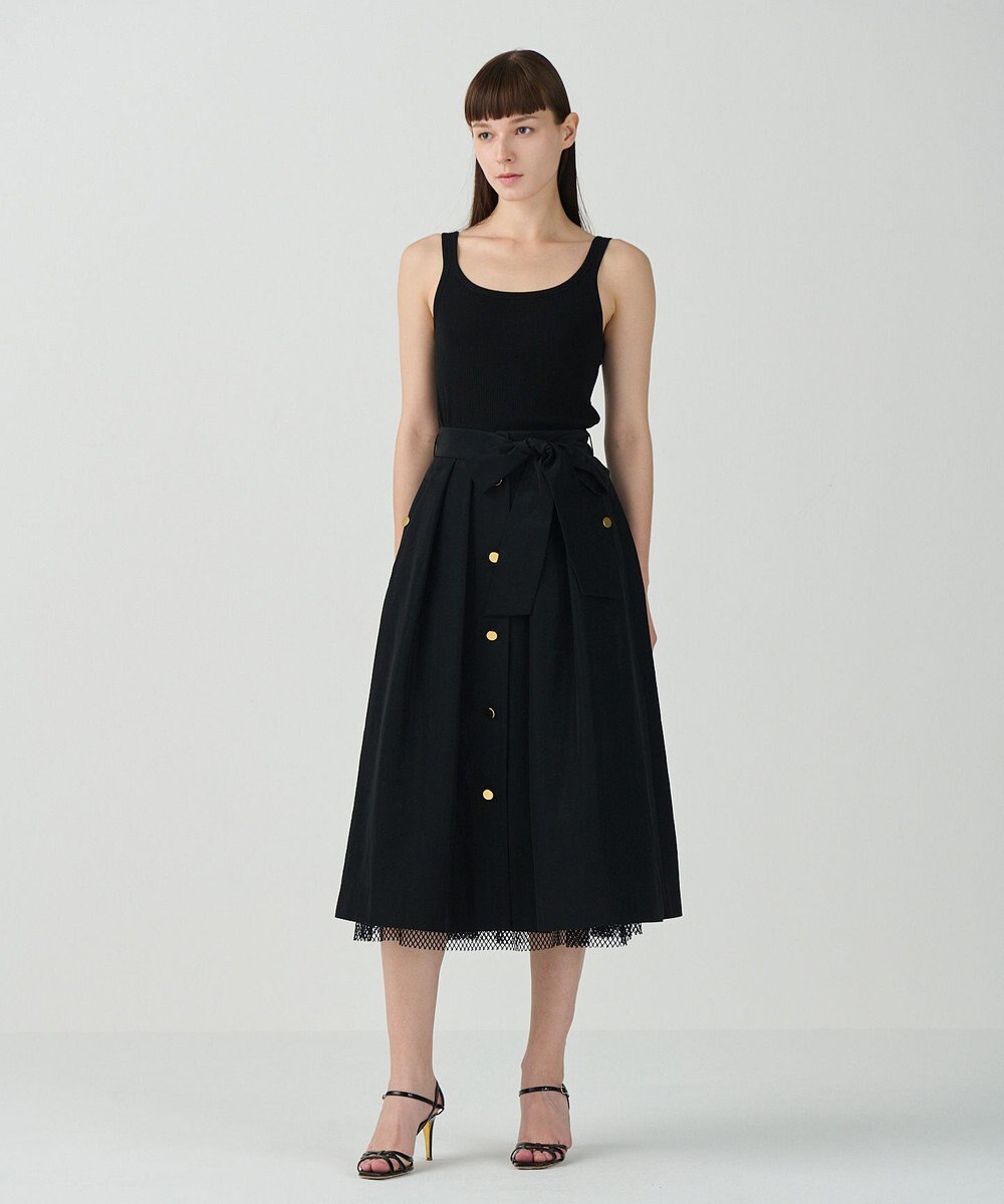 GRACE CONTINENTAL レイヤードタックスカート 