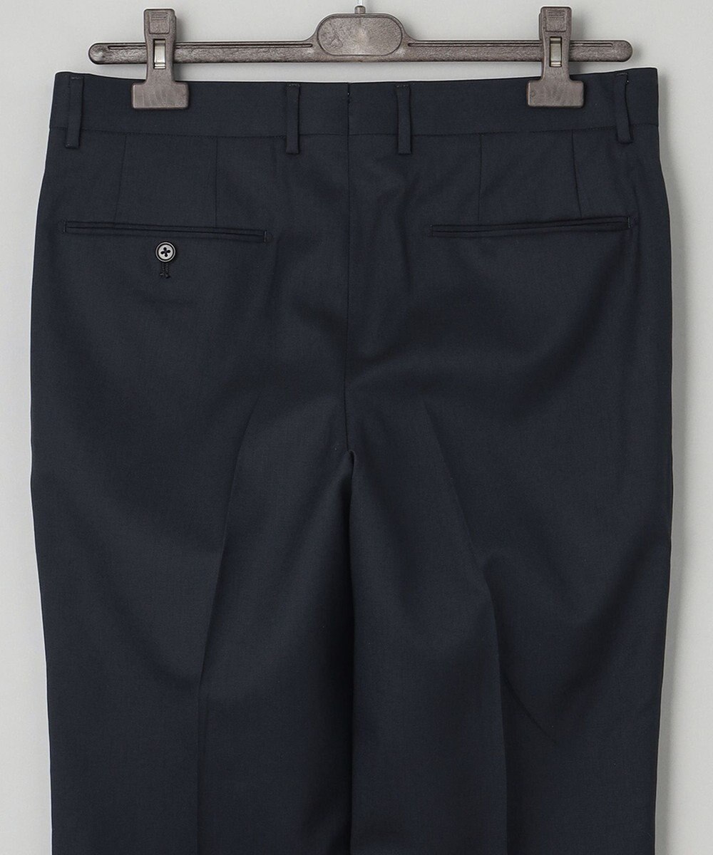 GOTAIRIKU ロングセラー【洗える/折り目加工/シワになりにくい/ウエストアジャスター】ウォッシャブル サマーウール100％パンツ_定番色(ノータック)23/24年モデル 