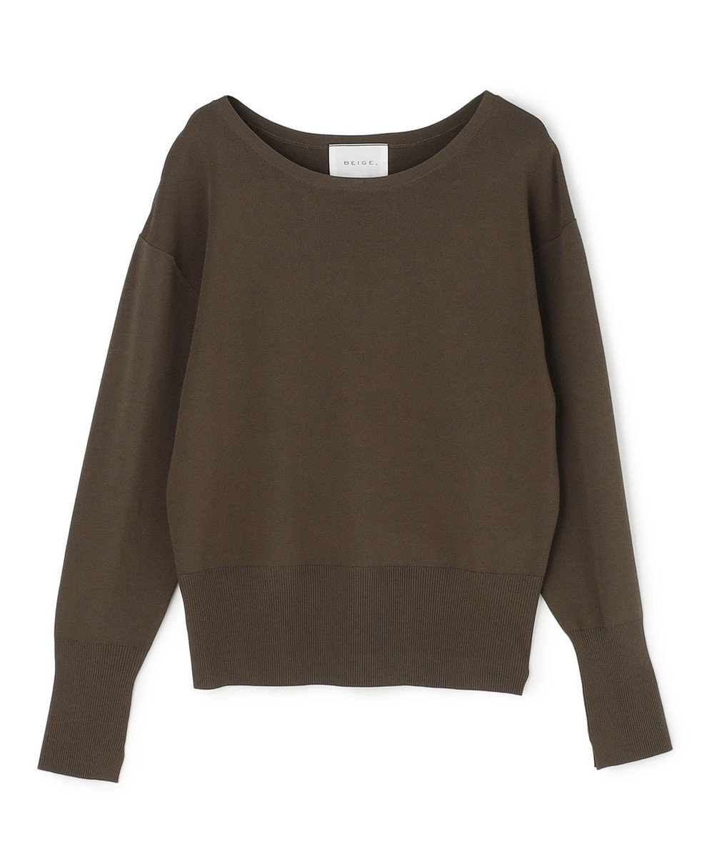 BEIGE， LAURA / ドライタッチ ストレッチニットプルオーバー 