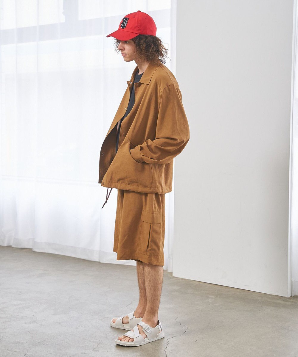 J.PRESS YORK STREET 【UNISEX】リネンライク コーチジャケット 