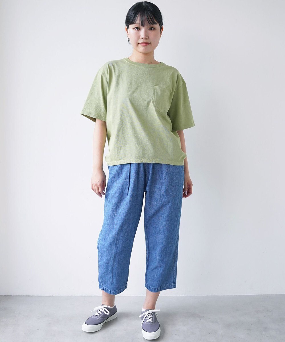 caqu FS linen cropped tapered pants クロップド丈 リネンイージーパンツ 