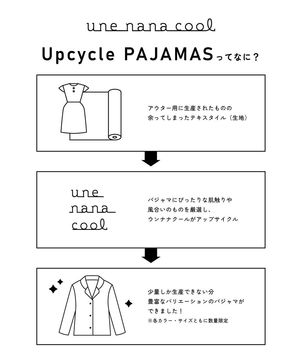 une nana cool 【綿混】コットンパイルパジャマMADEWITHLIBERTYFABRIC 