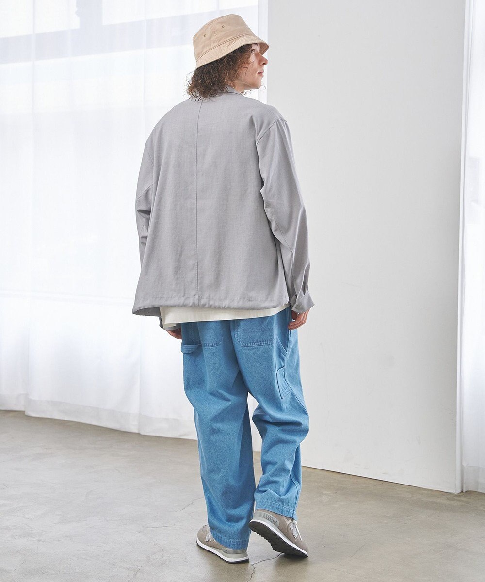 J.PRESS YORK STREET 【UNISEX】リネンライク コーチジャケット 