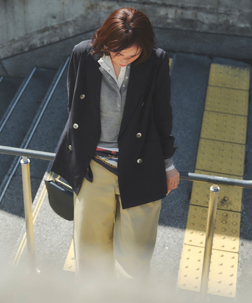 ANY クリアラメフライスヘンリーネックプルオーバー 