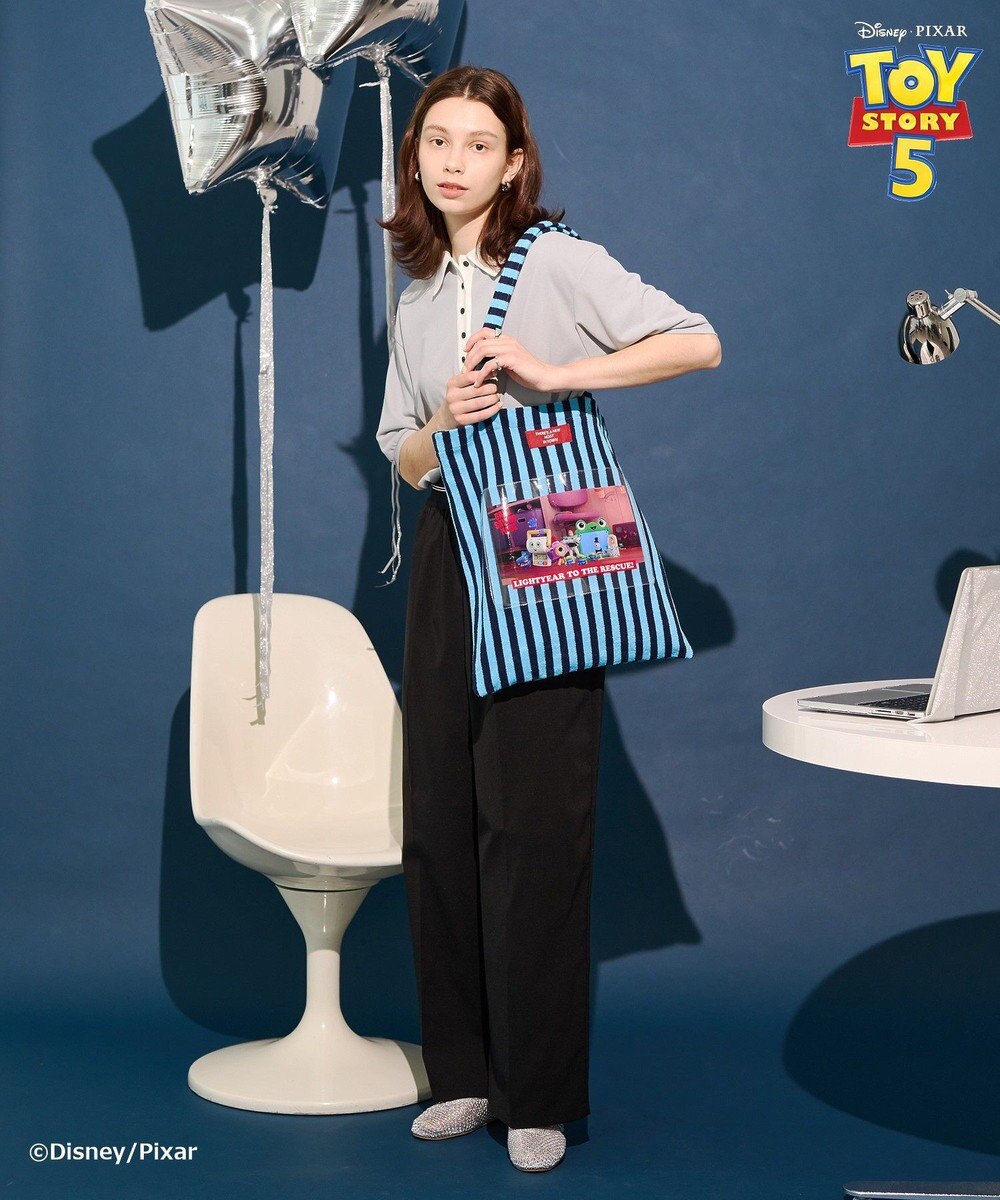 AMERICAN HOLIC 【TOY STORY 5】ストライプパイルトートBAG 