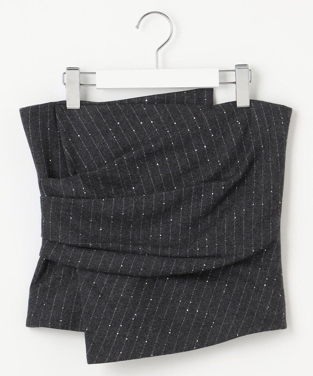 23区 S 【エステータ】ストライプシークイン ビスチェ 