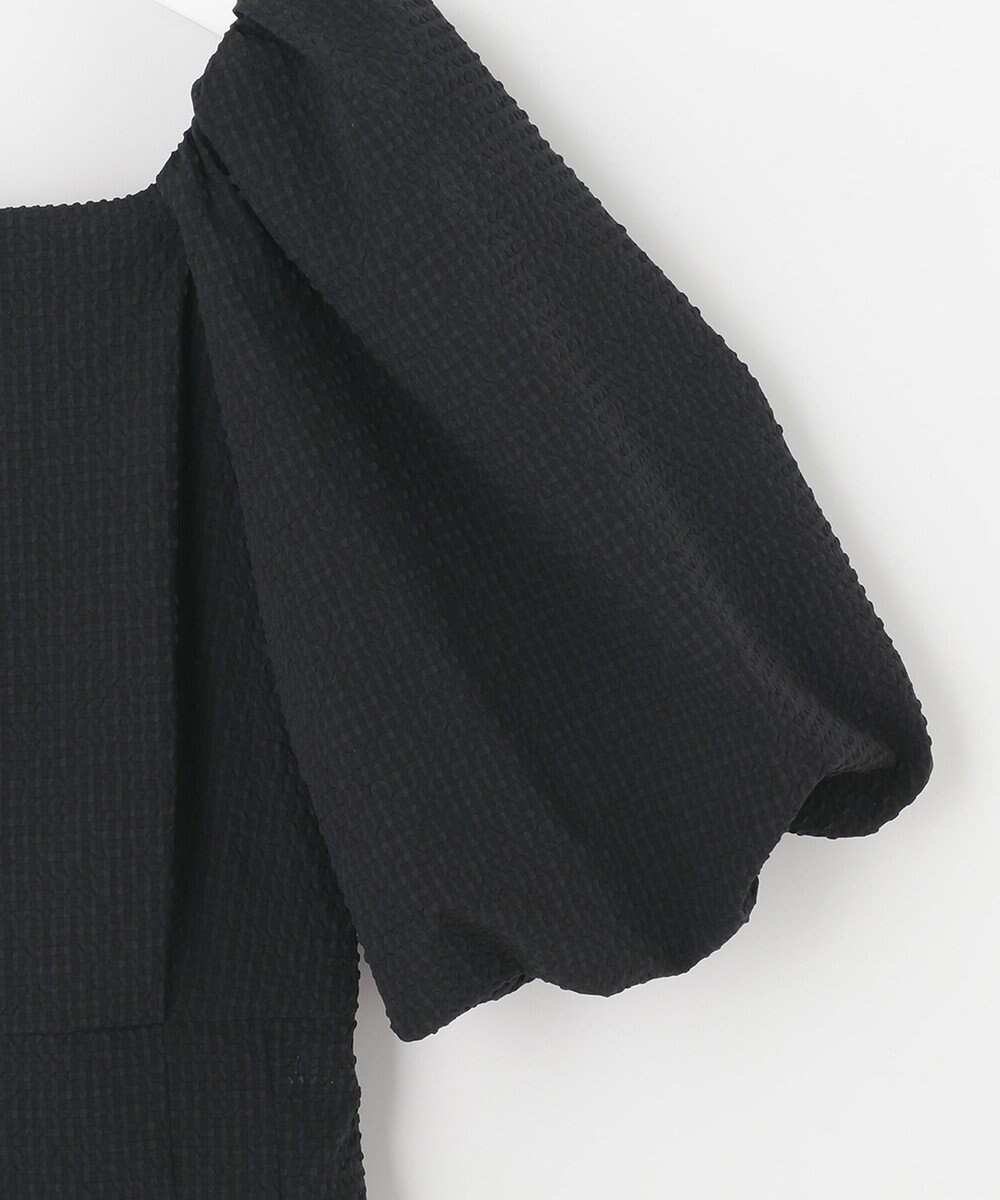 #Newans 【優木まおみさんコラボ】スクエアネックパフスリーブワンピース 