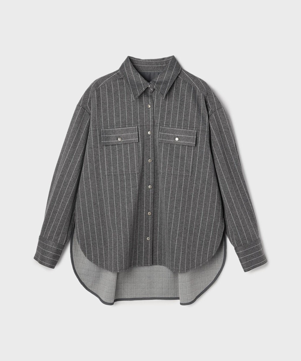 GRACE CONTINENTAL ジャージビッグシャツ 