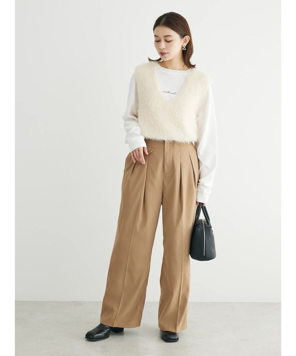 Green Parks ・Ｐｅｔｉｔ　Ｆｌｅｕｒ　シャギーニットベスト 