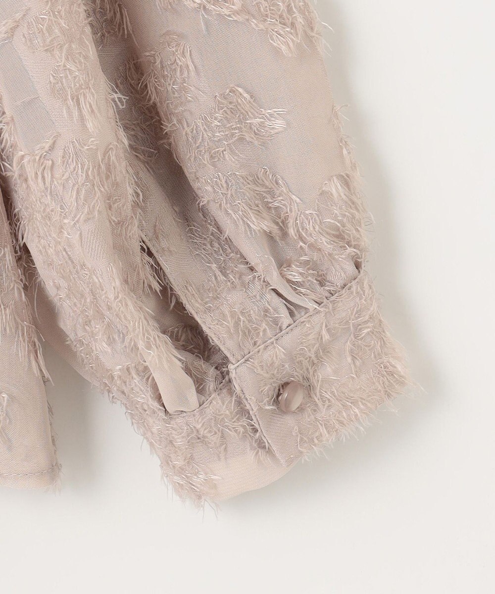 Feroux 【洗える】ジャガードブラウス 