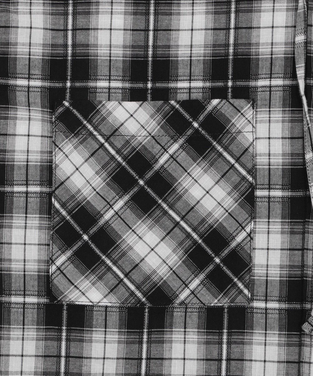 WEGO フードチェックBIGシャツ 