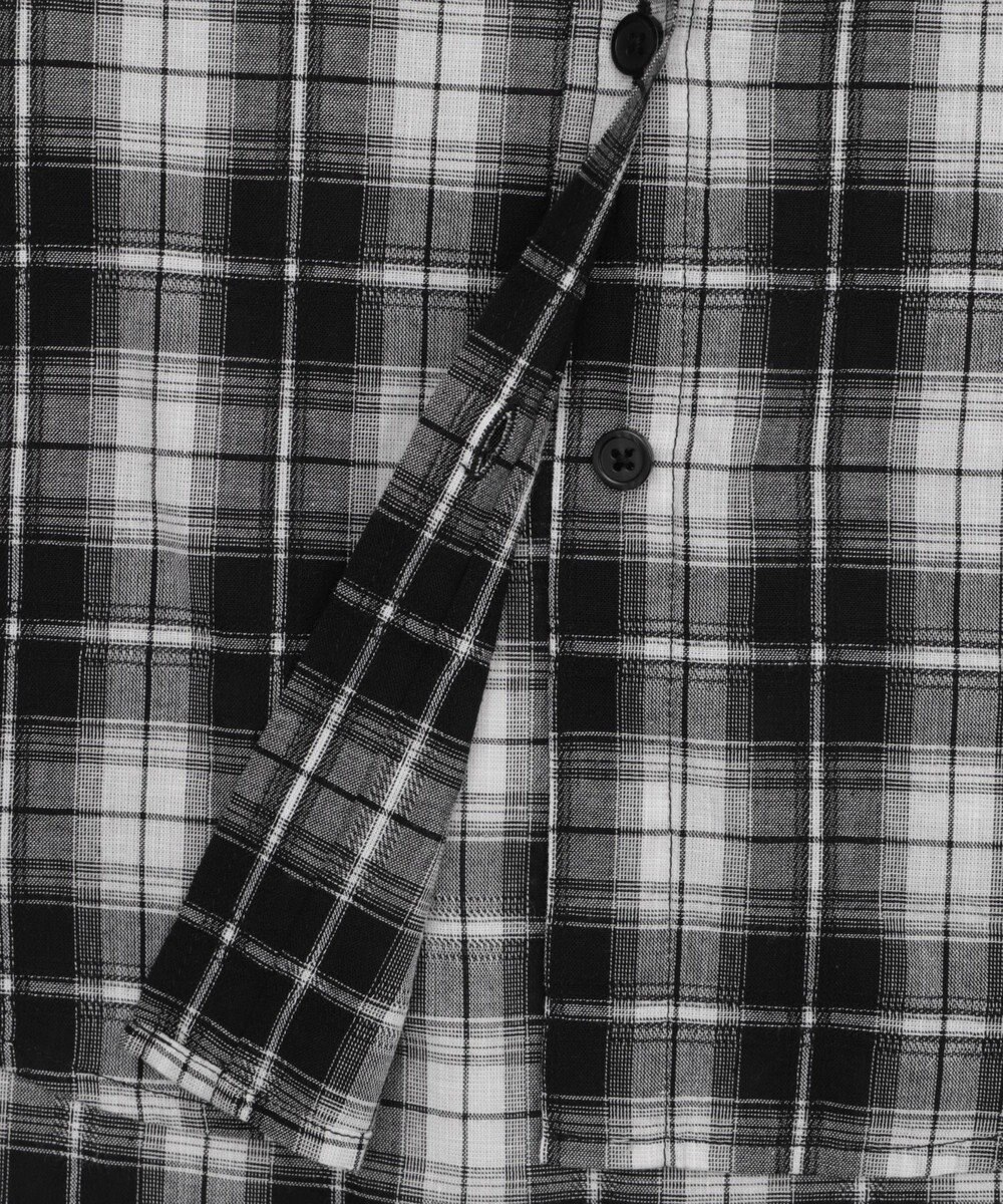 WEGO フードチェックBIGシャツ 