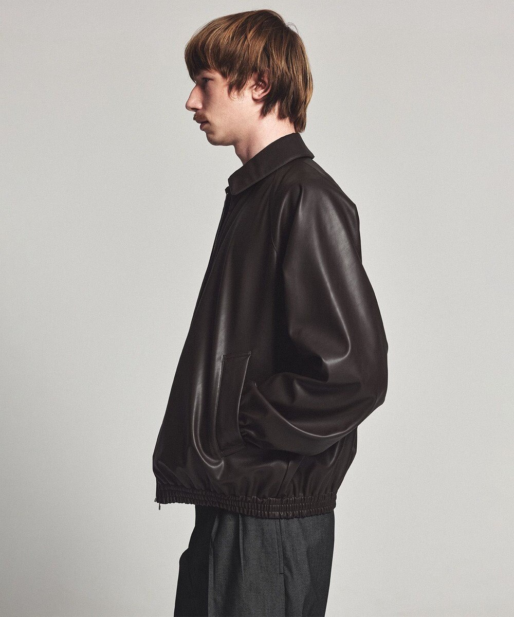 UNFILO MENS アラエルレザーライク ブルゾン 