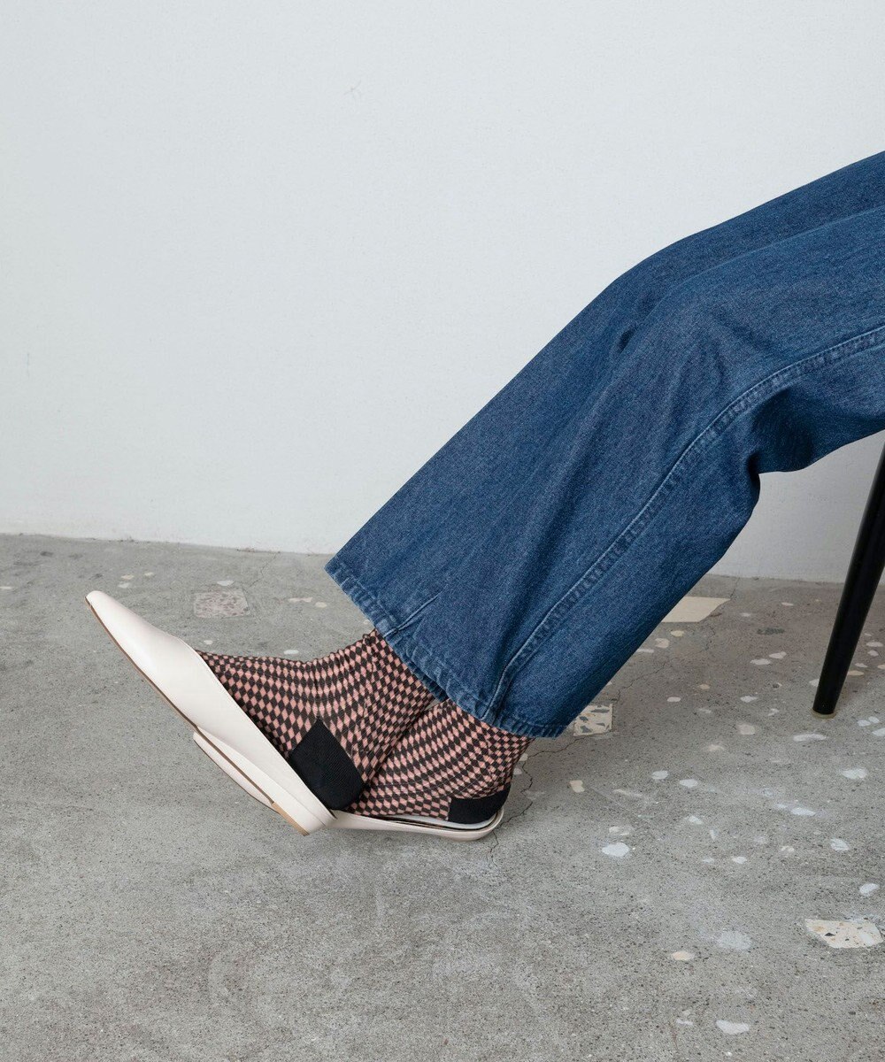 TRICOTE CHACKERD LINK SOCKS／チェッカードリンクソックス 