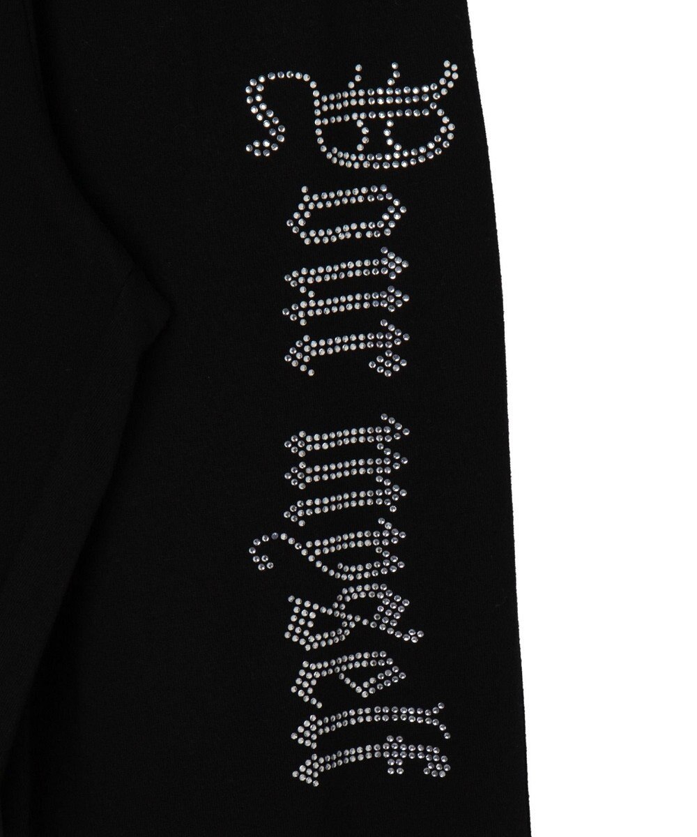 WEGO 【ウエストゴム】ラインストーンロゴスウェットパンツ 