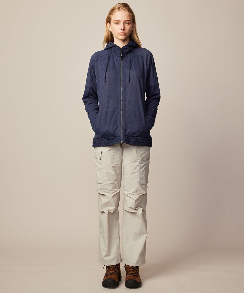 JOSEPH ABBOUD MOUNTAIN 【CREA掲載・レディースシルエット・ECO撥水/抗菌性/軽量】タスランワッシャー クライミングカーゴ パンツ 