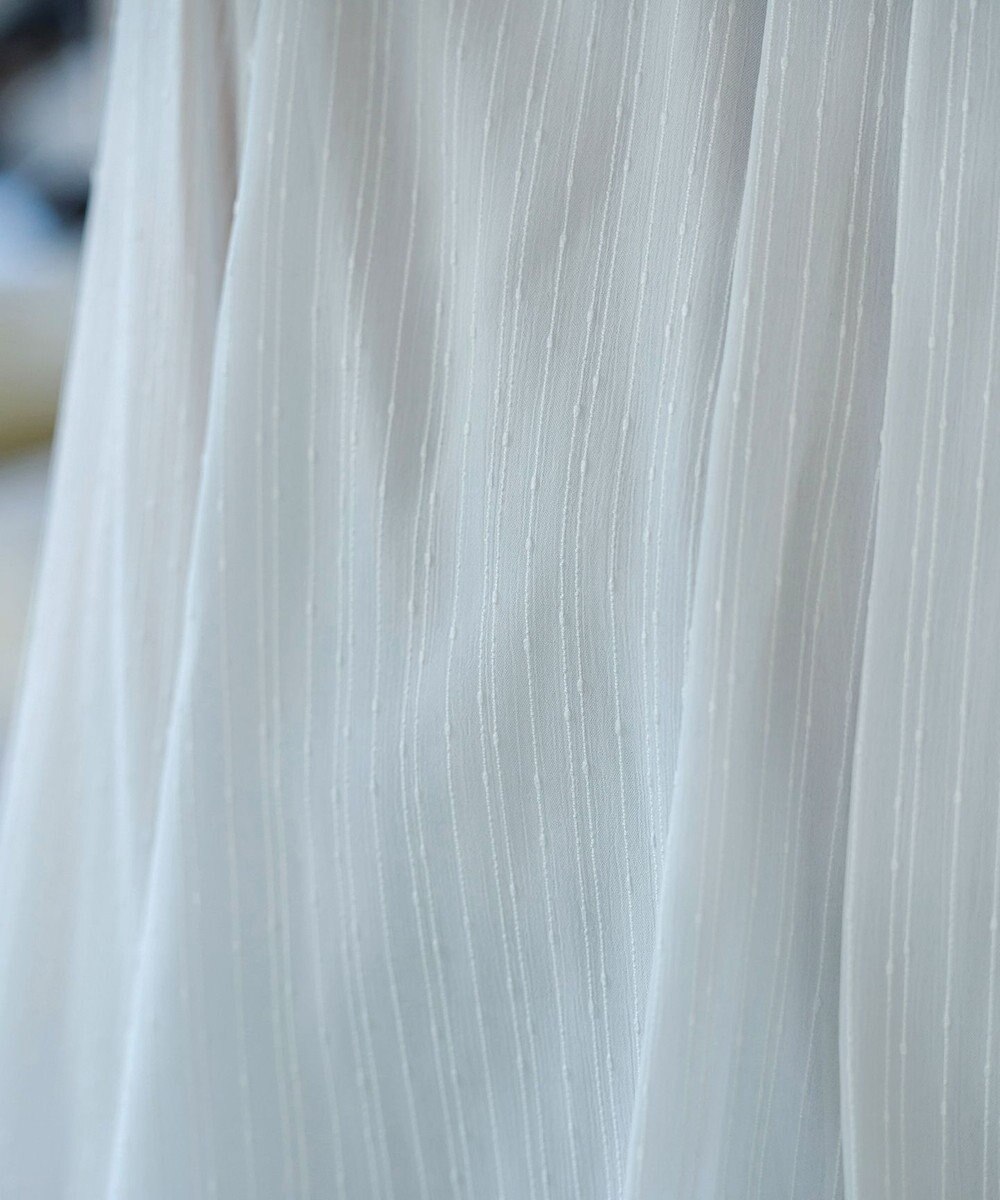 Tiaclasse L 【洗える】シフォンドレープワンピース 