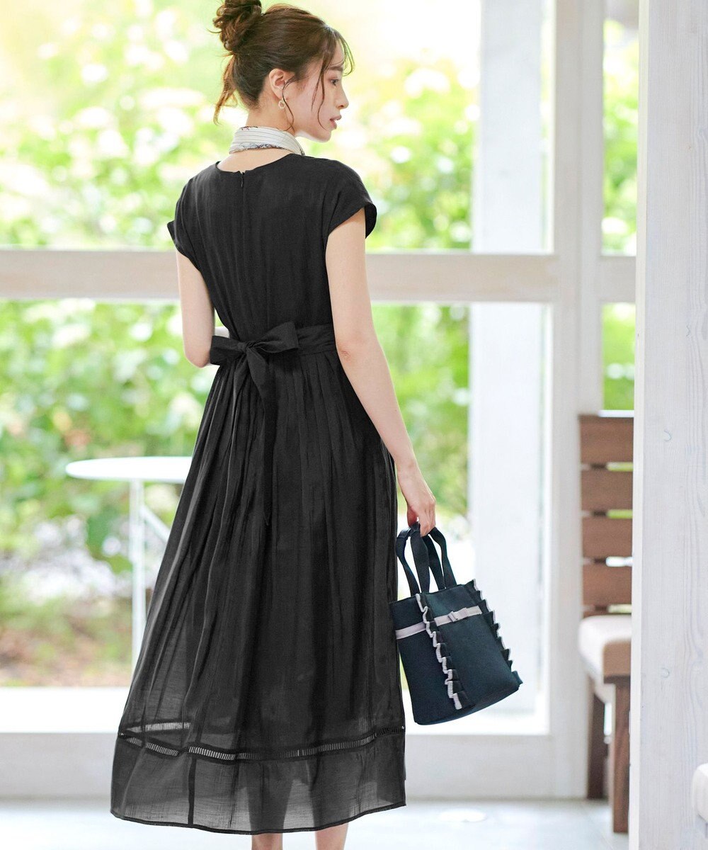 Tiaclasse 【洗える】はしごレースワンピース 