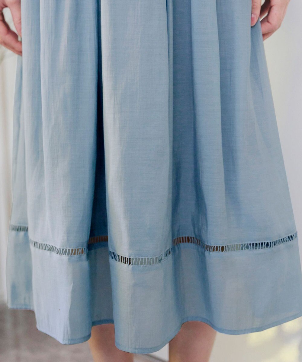 Tiaclasse 【洗える】はしごレースワンピース 