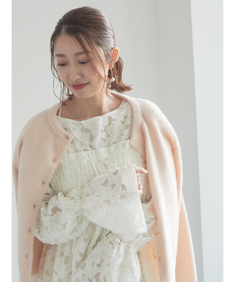 Te chichi 【宮本茉由着用】カットジャガードチュニックブラウス 