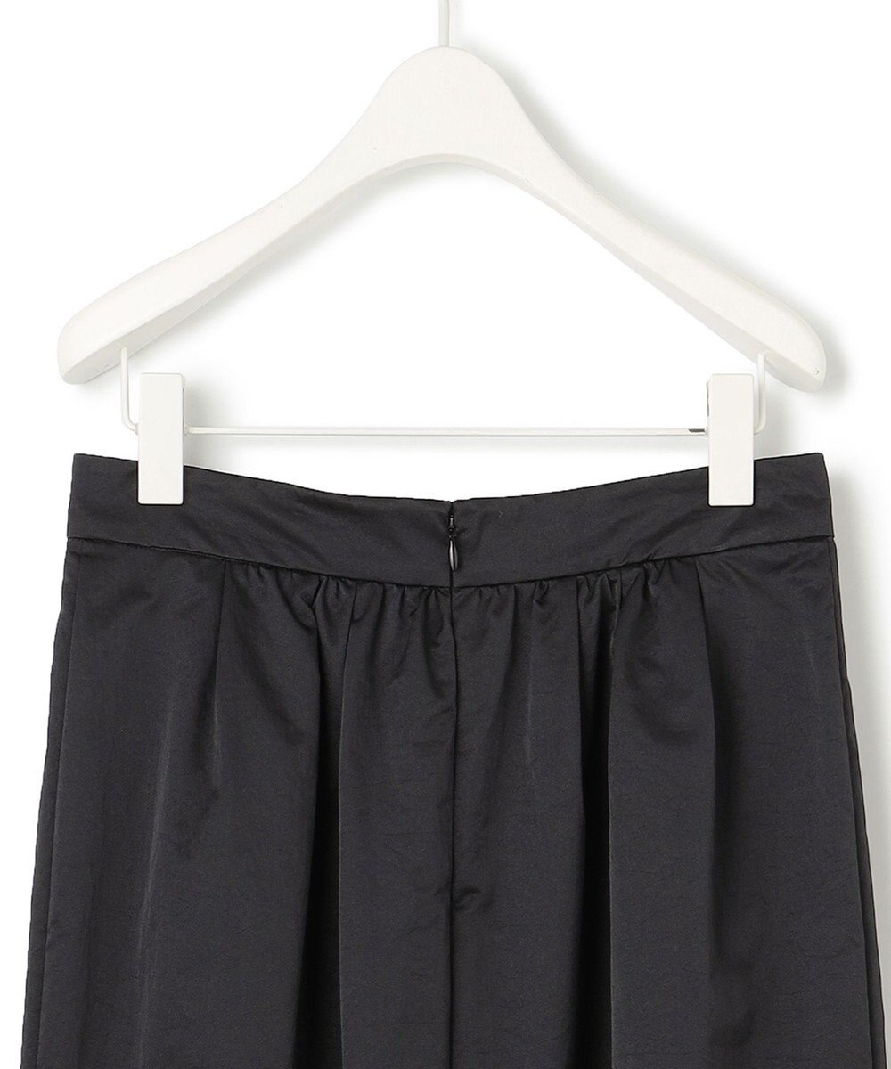 ICB L メタリックナイロンサテン コクーンスカート 