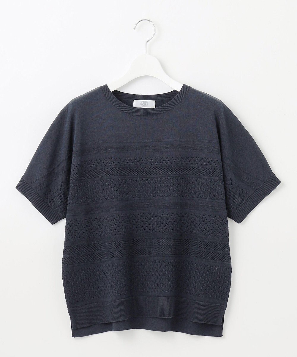 J.PRESS LADIES S 【洗える】LACY ニットプルオーバー 