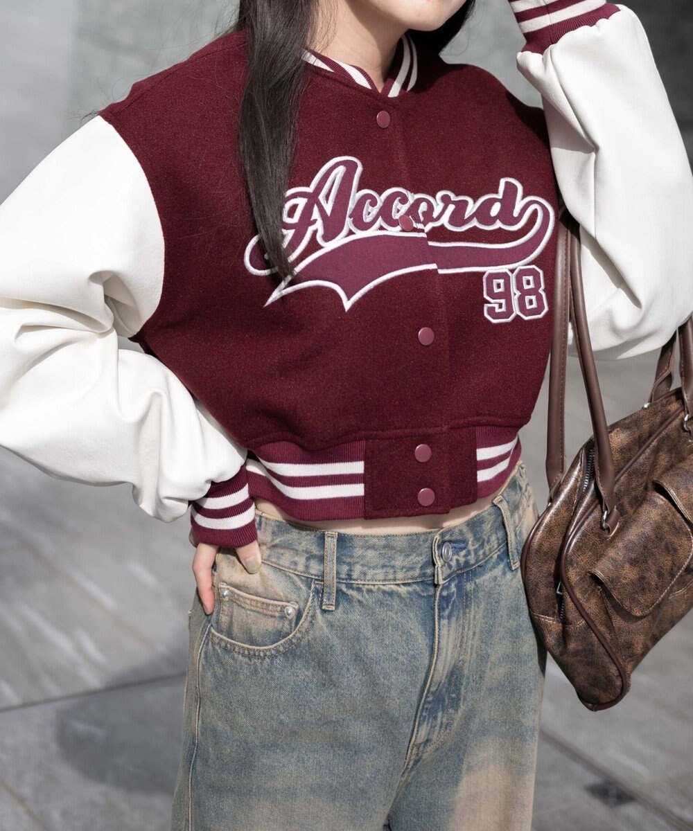 WEGO スタジアムロゴショートスタジャン 