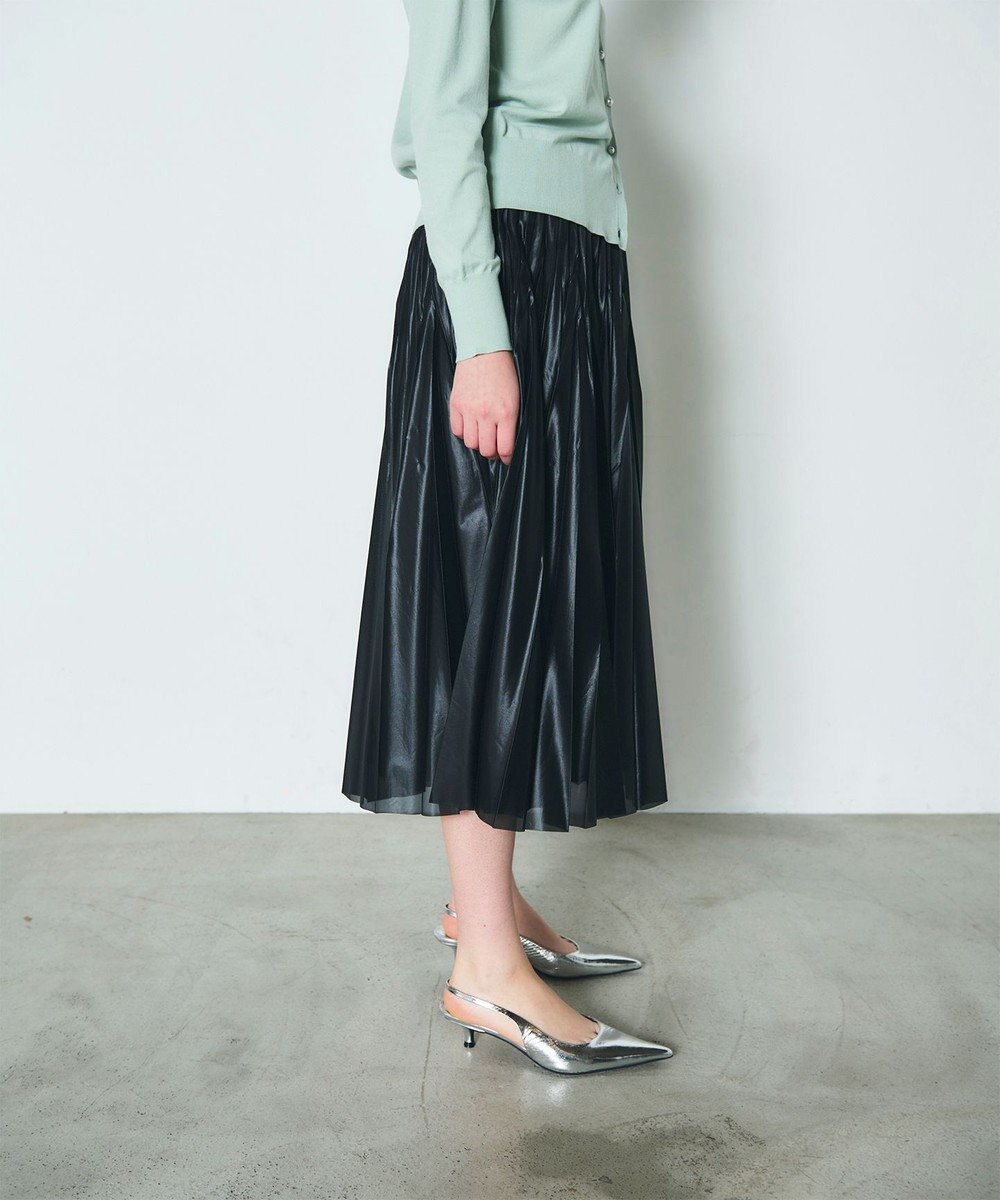 GRACE CONTINENTAL トリコットプリーツスカート 