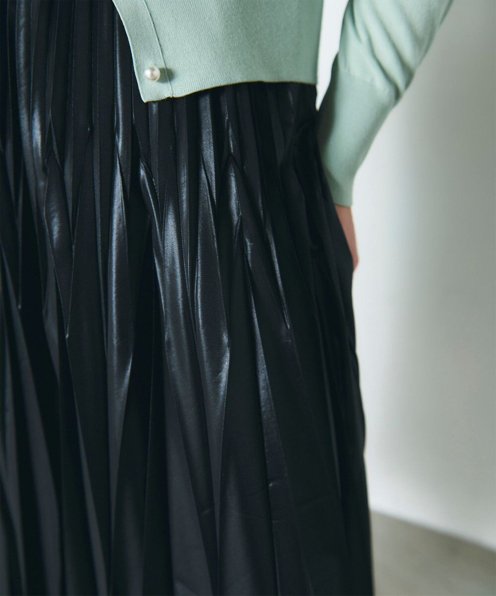 GRACE CONTINENTAL トリコットプリーツスカート 