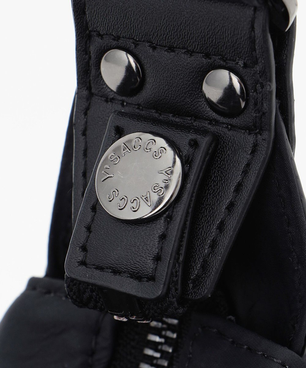 Y'SACCS 【ナイロンタフタ×リサイクルレザー】デイリーショルダー　Mサイズ 