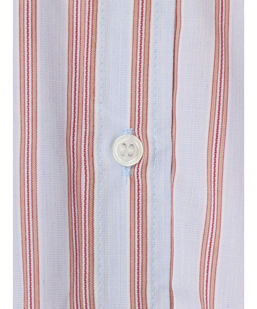 Green Parks イージーケア　ドビーストライプシャツ 