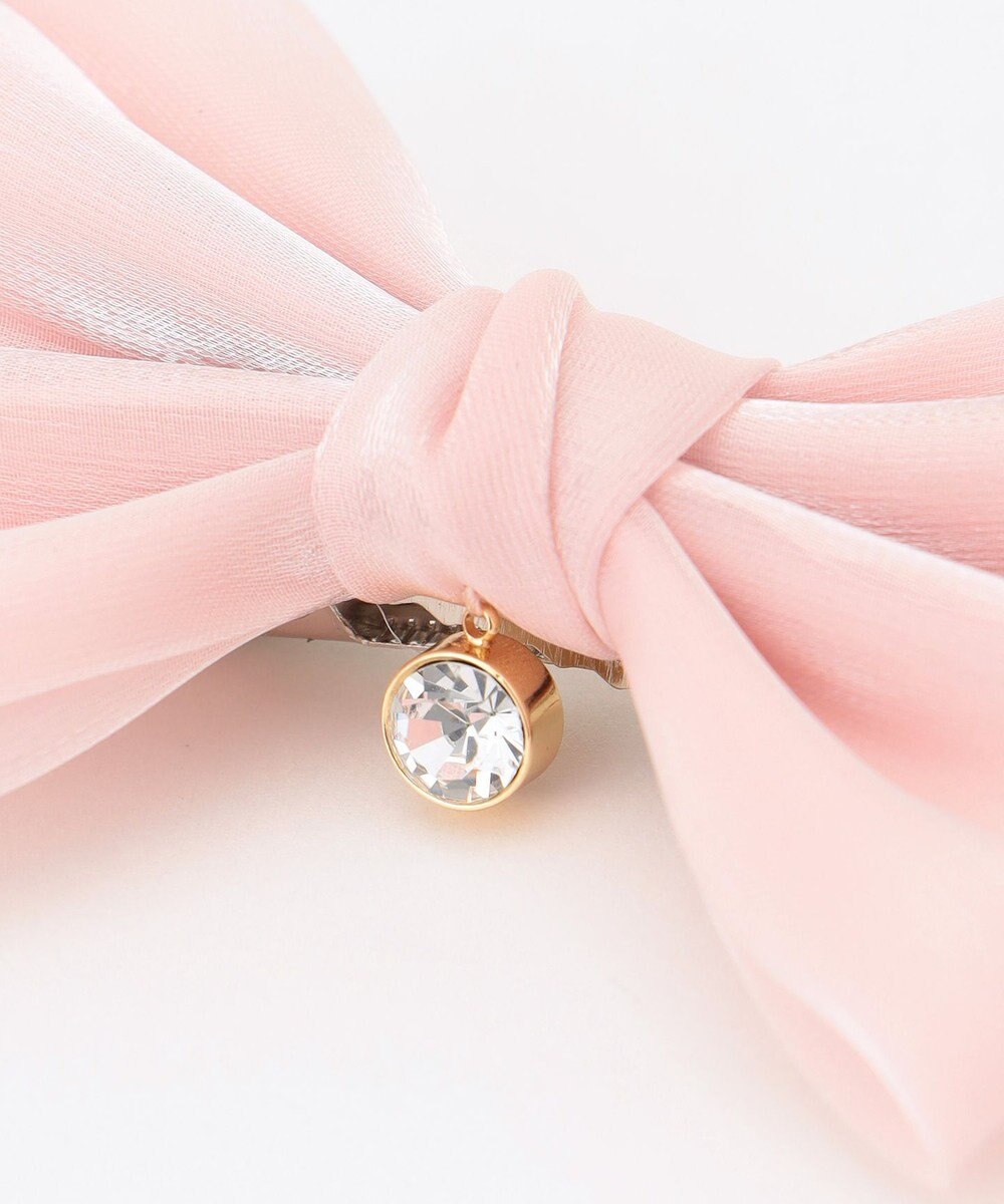 ANY KIDS オーガンジーリボンヘアクリップ 