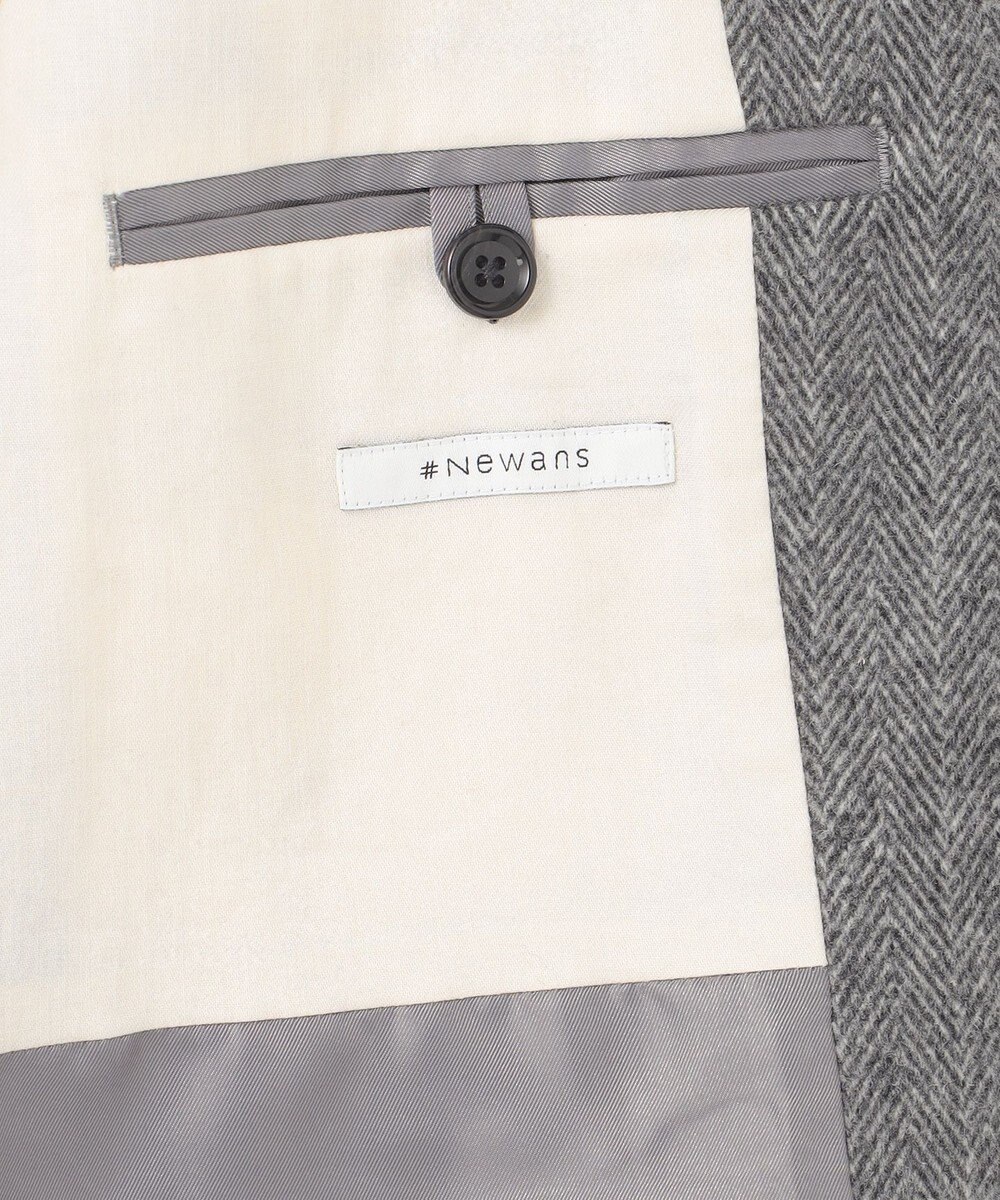 #Newans ウールテーラードジャケットコート 