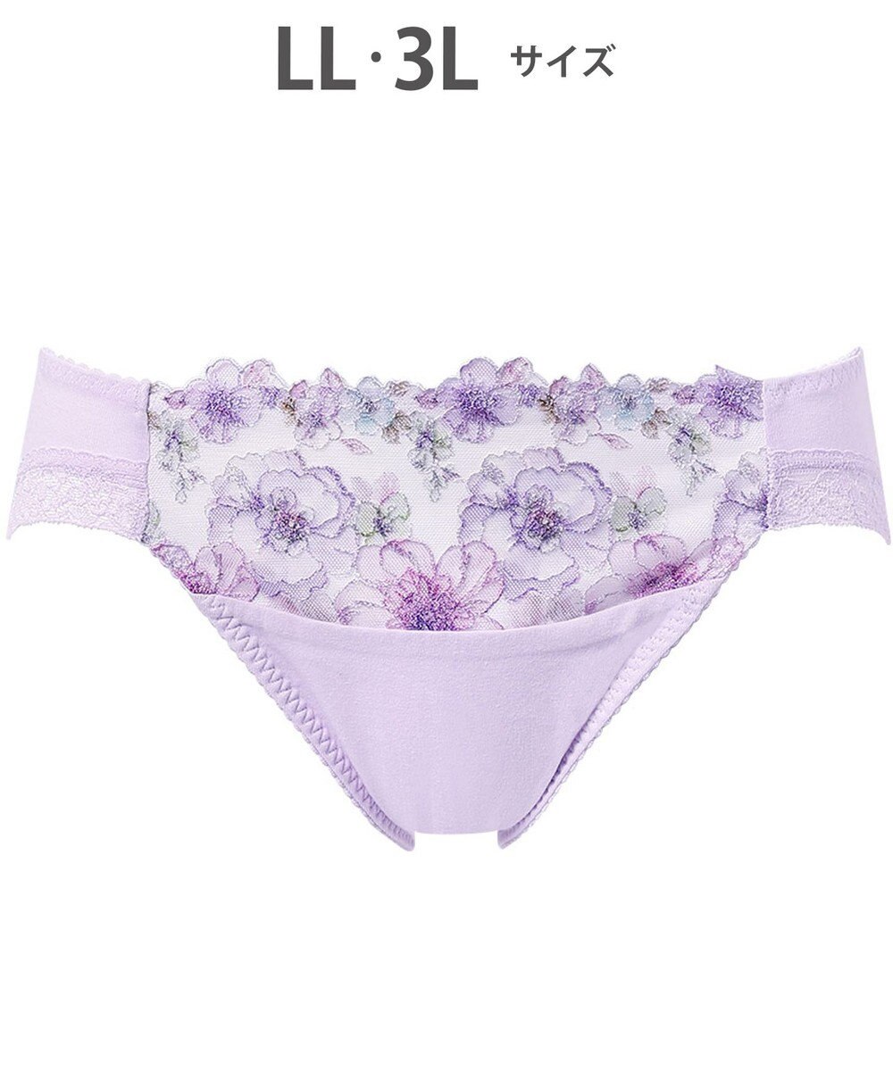 Wing ショーツ KB2060とペア 綿混素材（身生地部） やさしいはきごこち ナチュラルアップブラ はきこみ丈あさめ KF3360 ウイング／ワコール 