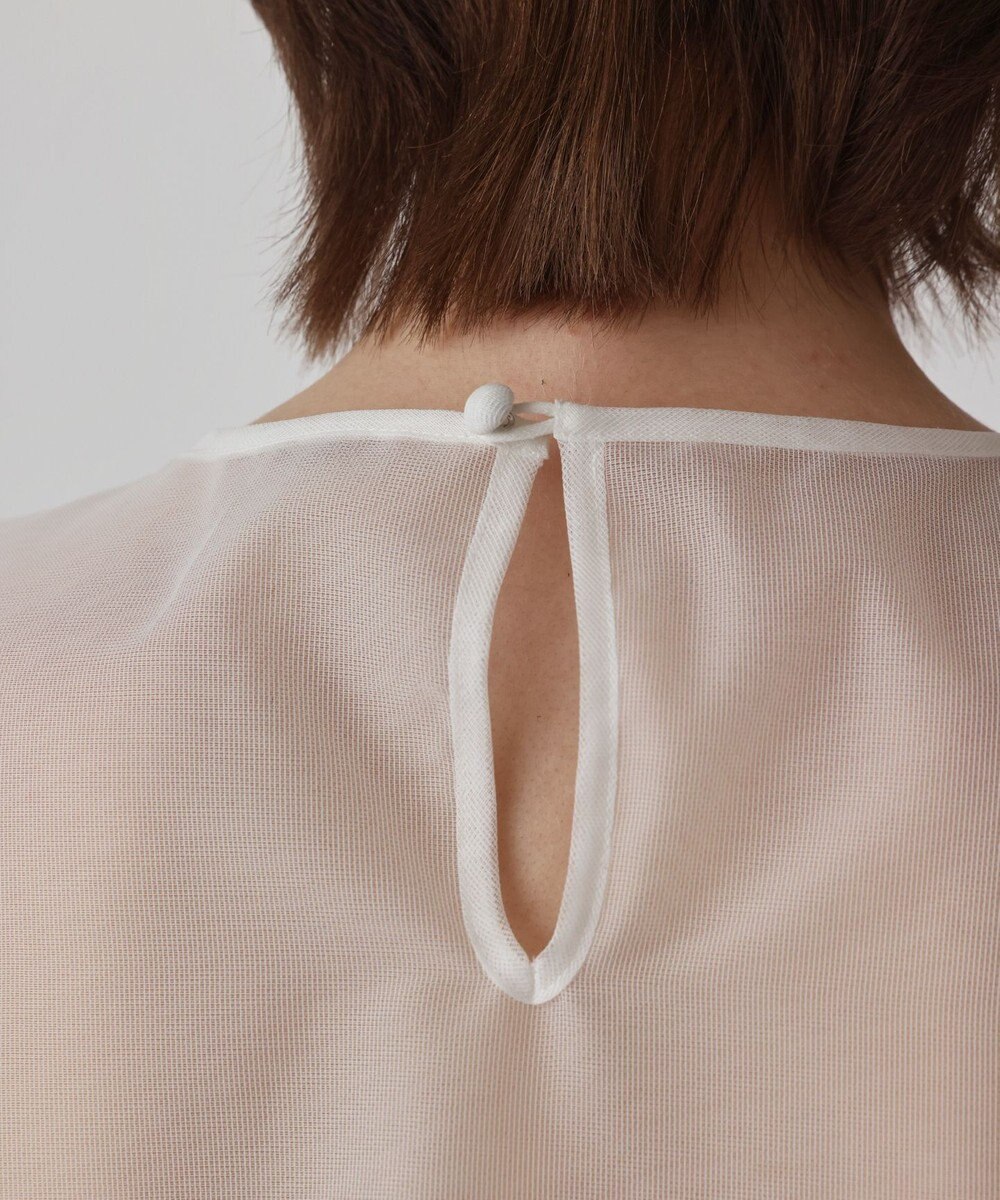 GRACE CONTINENTAL メッシュフラワートップ 