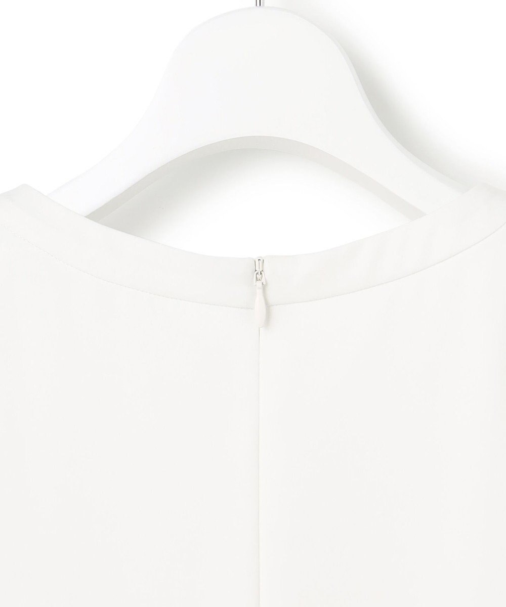 23区 L 【洗える】シルキーデシン バーアクセント ブラウス 