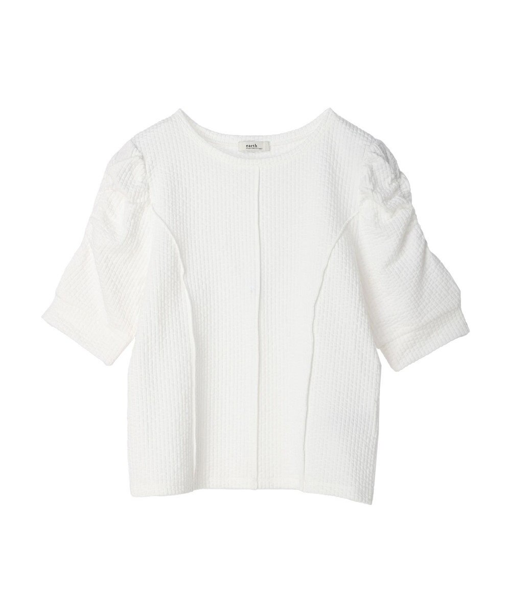 earth music&ecology ジャガードパワショルプルオーバー 